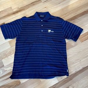 Men’s short-sleeved golf shirt - size large
